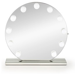 Lustro Stołowe TORANO z Oświetleniem LED Srebrny