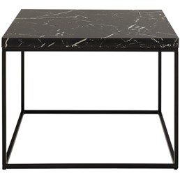 Stolik BAROSSA 60x60cm Czarny Marmur