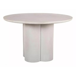 Stół ROSALIA Fi120cm Jasny Szary