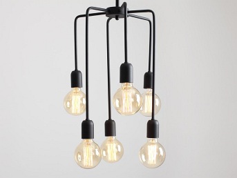 Lampa wisząca VANWERK TALL – czarny