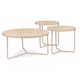 Zestaw Ław DEMETER Beż Mat/Kaszmir