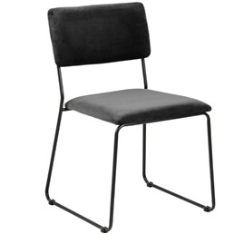 Krzesło CORNELIA VIC Dark Grey