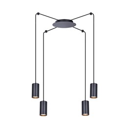 Lampa Wisząca PUERTO K-4897 Czarny