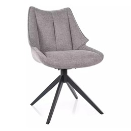 Krzesło CODA Brego Szary/Czarny Mat