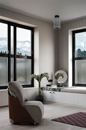 Lampa Sufitowa INGA K-5633 Grafitowy/Czarny