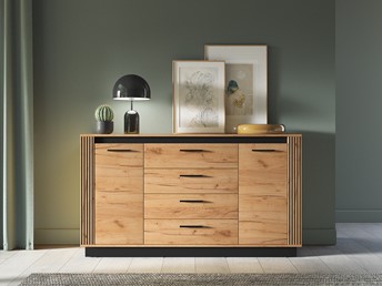 Komoda URSO 06 Craft Złoty/Czarny 2D4S