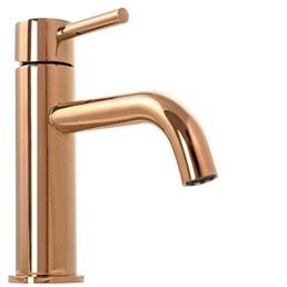 Bateria Umywalkowa Niska LUNGO Miedź