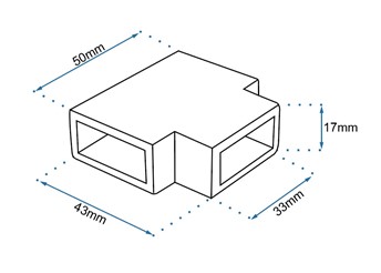 Łącznik Do Kabiny BLER Czarny