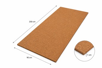 Mata Kokosowa 90x200 wys. 1cm 1200 g/m2