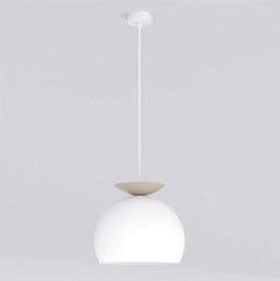 Lampa Wisząca GEO 1 Beżowy/Biały