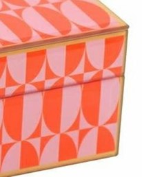 Pojemnik Dekoracyjny ABBA S Różowy