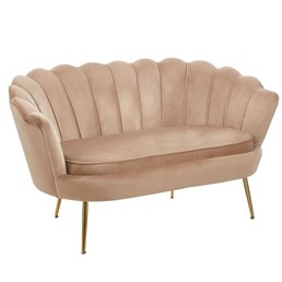 Sofa SF1-FX Cappuccino/Złoty