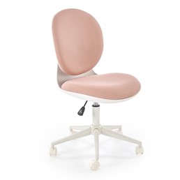 Fotel Młodzieżowy ORION 2 Biały/Jasny Różowy