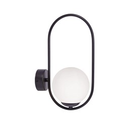 Kinkiet PARVA K-5105 Czarny/Biały