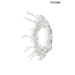 Lampa Ścienna SPLASH M Srebrny/Transparentny