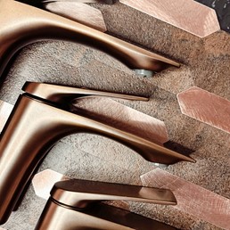 Bateria Bidetowa AVALON Miedź Szczotkowana