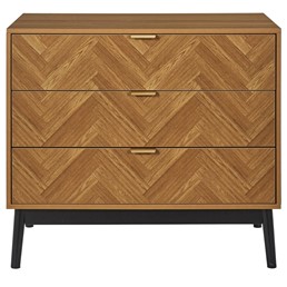 Komoda FELIX 3 Szuflady Naturalny