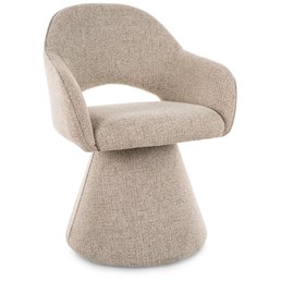 Krzesło RIKU Noelle Beż/Czarny Mat