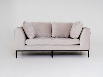 Sofa 2 os. Ambient 171x98x67 Kokos/Czarny