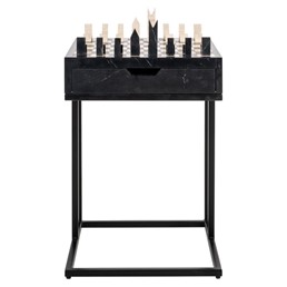 Stolik Szachowy DAVOS 44x44cm Czarny