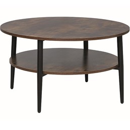 Ława ELLA A fi80 Czarny/Brąz