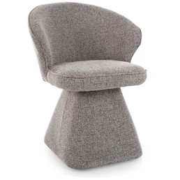 Krzesło NAGO Noelle Szary/Czarny Mat