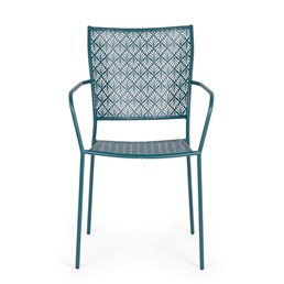 Krzesło Ogrodowe LIZETTE Niebieski