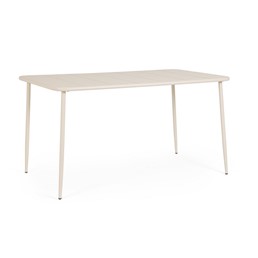 Stół Ogrodowy YARA 140x80cm Beżowy