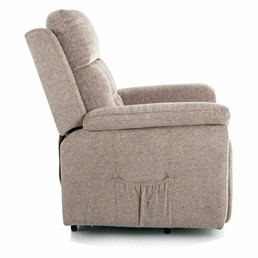 Fotel Rozkładany MORGAN RAVEN Ciemny Beż