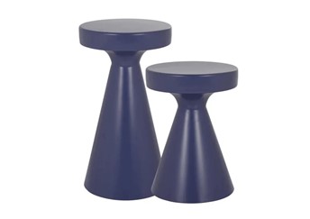 Stolik Kawowy KIMBLE 30 Duży Fioletowy