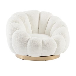 Fotel Obrotowy FLOREL Biały