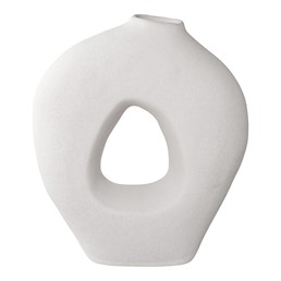 Wazon z Dziurą 27,5cm Biały