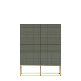 Komoda ROSE HILL RH04 Zielony/Złoty