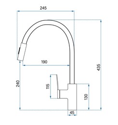 Bateria Kuchenna SOUL Złoty Szczotkowany/Czarny
