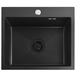 Zlewozmywak Stalowy LEO 50 Czarny