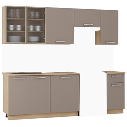 Kuchnia Zestaw ALICANTE 240 Dąb Cremona/Beżowy
