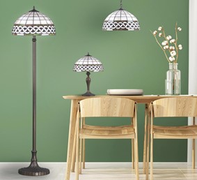 Lampa Stołowa TIFANY K-G162208 Wielokolorowy