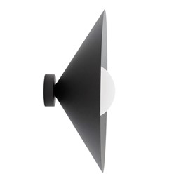 Kinkiet MONO K1M Czarny/Opal