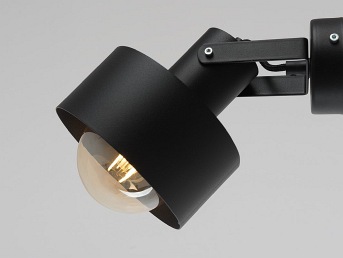 Lampa ścienna FAY WALL PLUS – czarny