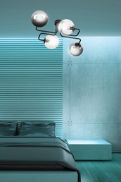 Lampa Sufitowa BRENDI 4 MIX3 Czarny