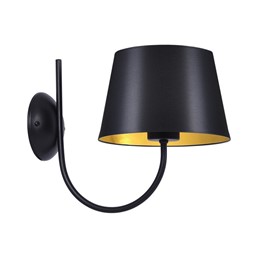 Kinkiet SASTO K-4337 Czarny/Złoty