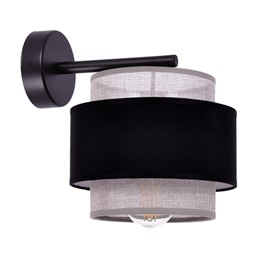 Kinkiet ETELA K-5174 Czarny/Szary