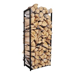 Stojak Na Drewno KAJA HOME KS-12 WOOD L Czarny