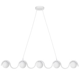 Lampa Wisząca SINUS 5 Biały/Opal