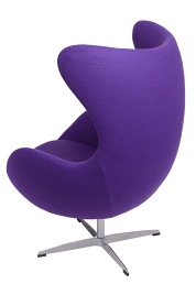 Fotel Jajo 66x78x106 Fioletowy Kaszmir Premium 4