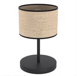Lampa Biurkowa ECO LN1 Czarny/Rattan
