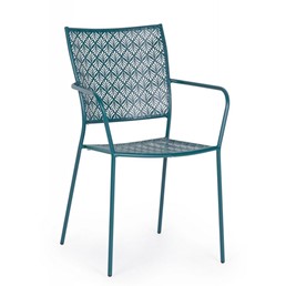 Krzesło Ogrodowe LIZETTE Niebieski