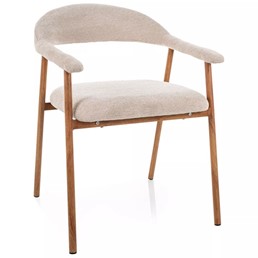 Krzesło LAGOS D Raven Beż/Dąb