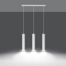 Lampa Wisząca LUNA 3 Biały