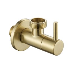 Zawór Kątowy 01 1/2" x 3/4" Złoty Szczotkowany